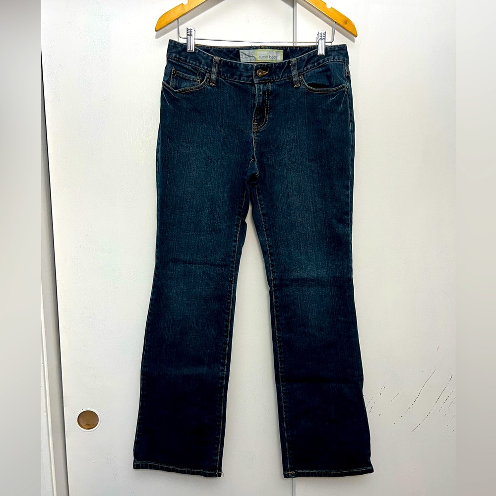Loft size 8 Curvy Boot Jeans